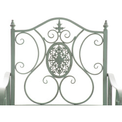Chaise du Pendjab vert antique
