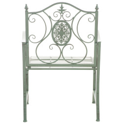 Chaise du Pendjab vert antique