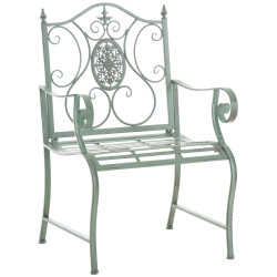 Chaise du Pendjab vert antique