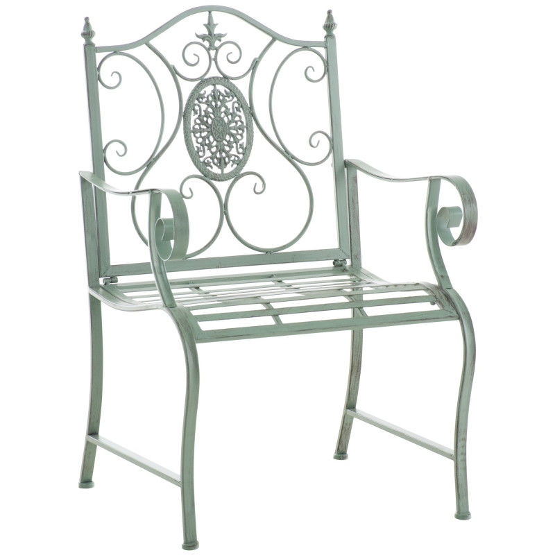Chaise du Pendjab vert antique
