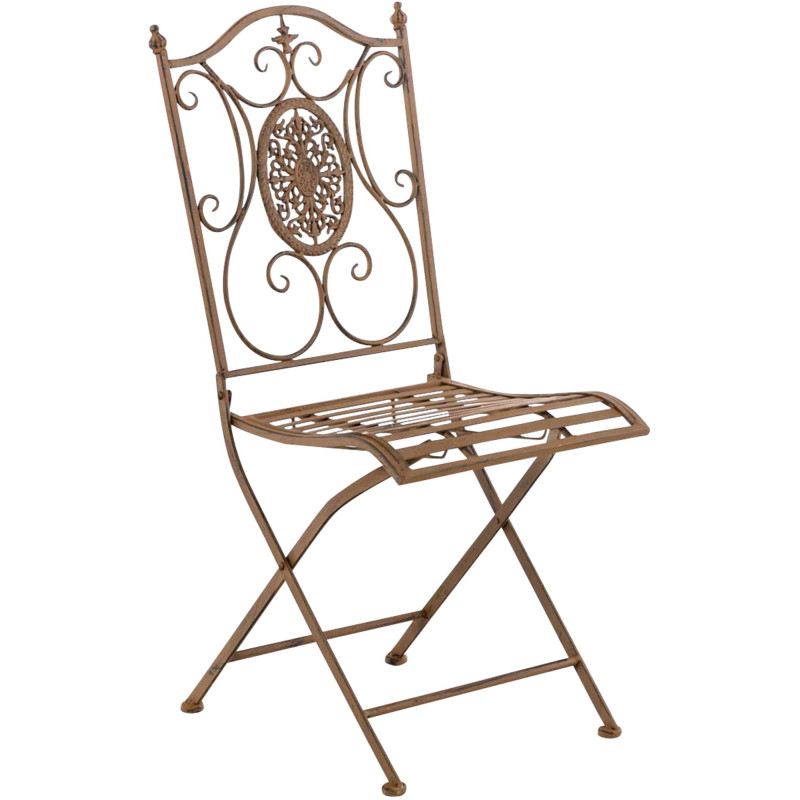 Chaise Sibell marron antique