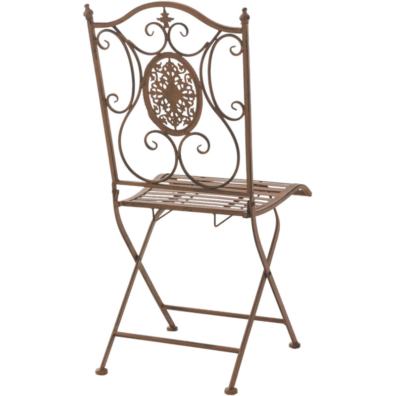 Chaise Sibell marron antique
