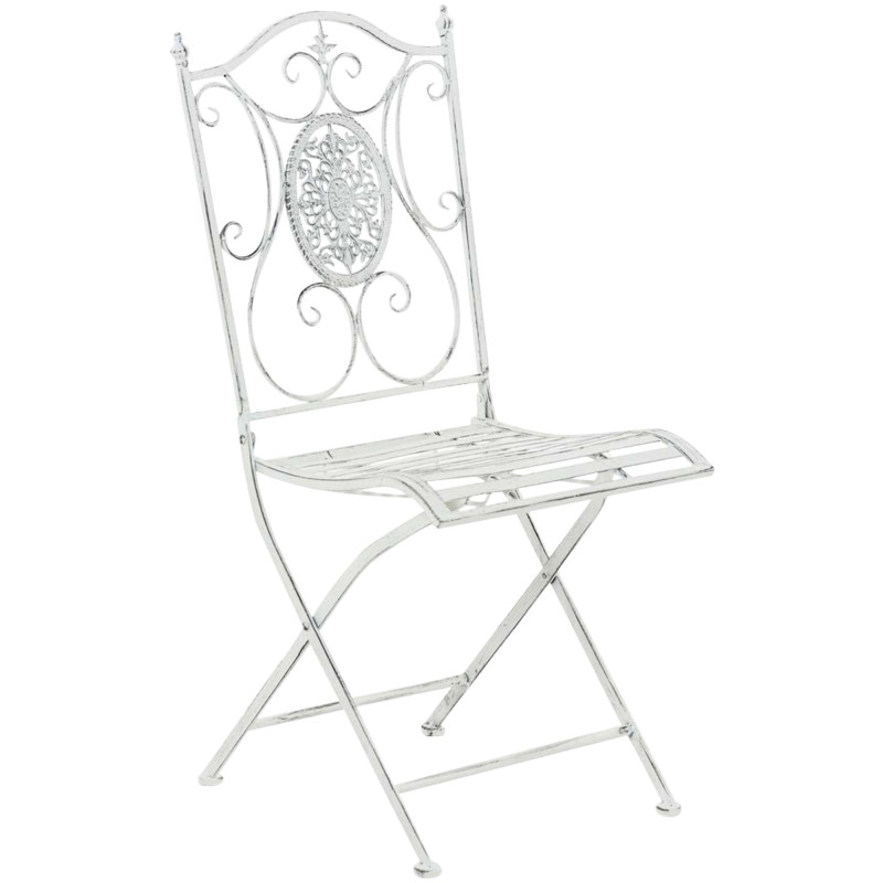 Chaise Sibell blanc antique