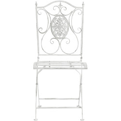 Chaise Sibell blanc antique