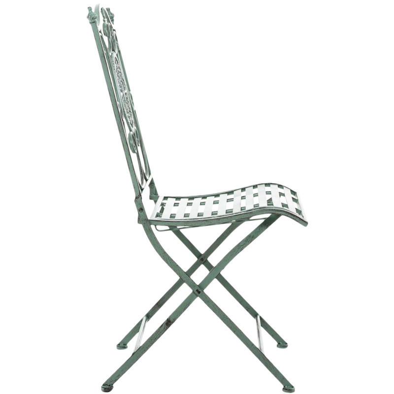 Chaise Sibell vert antique