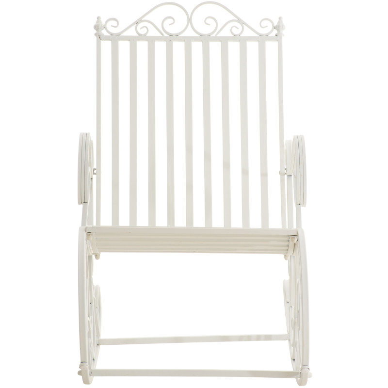 Chaise à bascule Smilla blanc