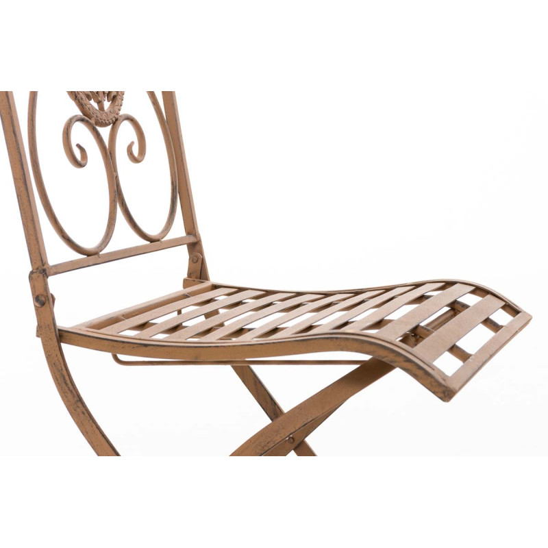 Groupe de sièges Aldeano marron antique
