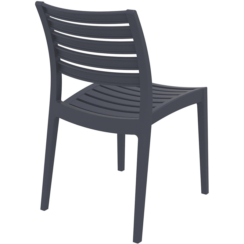 Chaise Ares gris foncé