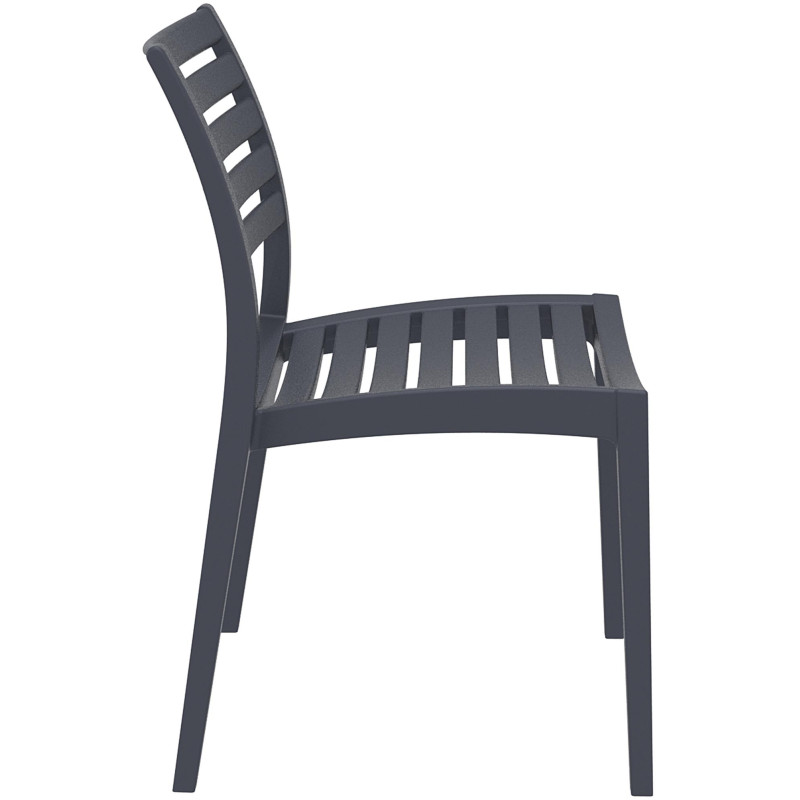Chaise Ares gris foncé