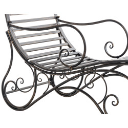 Chaise longue de jardin d'Amiens bronze
