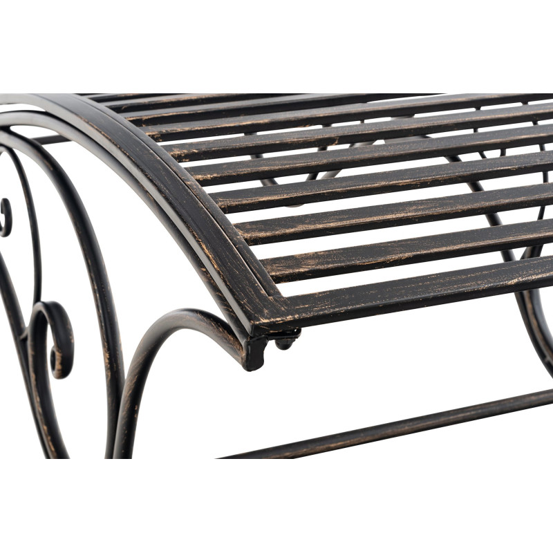 Chaise longue de jardin d'Amiens bronze