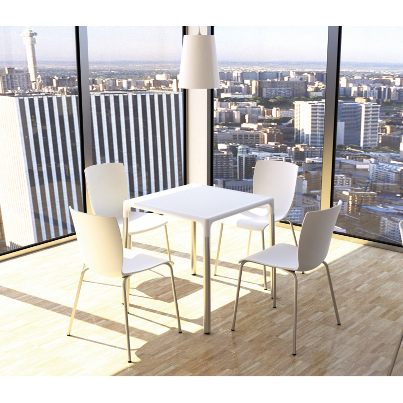 Lot de 2 chaises MIO crème
