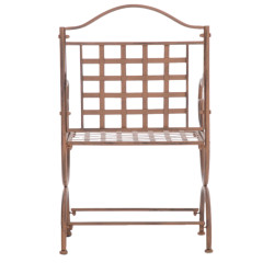 Ensemble de 4 chaises Lotta marron antique