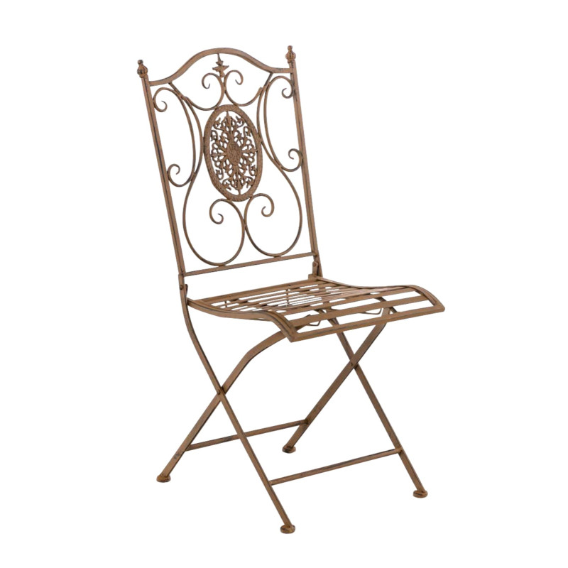 Ensemble de 2 chaises Sibell marron antique