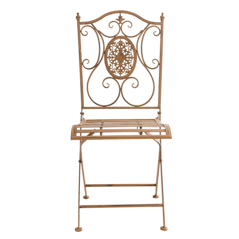 Ensemble de 2 chaises Sibell marron antique