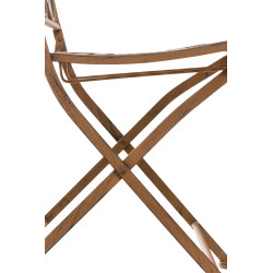 Ensemble de 2 chaises Sibell marron antique
