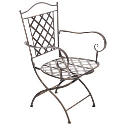 Ensemble de 2 chaises Adara bronze