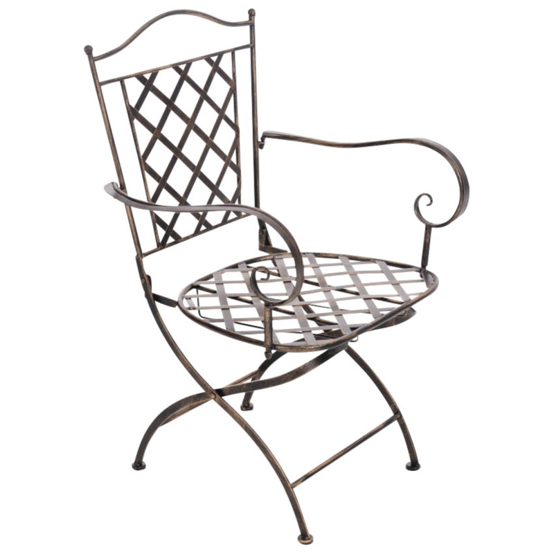 Ensemble de 2 chaises Adara bronze
