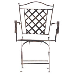 Ensemble de 2 chaises Adara bronze