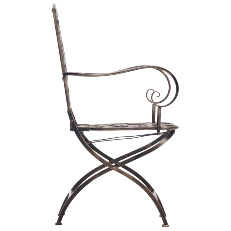 Ensemble de 2 chaises Adara bronze