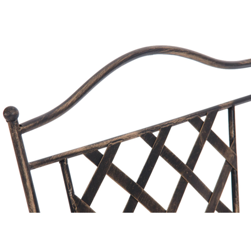 Ensemble de 2 chaises Adara bronze