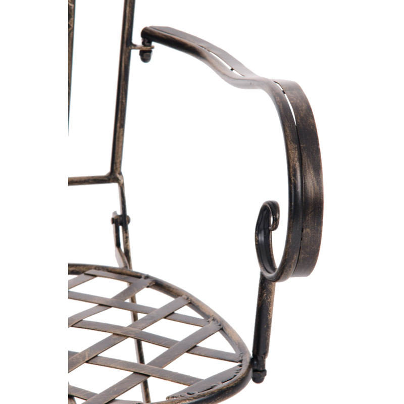 Ensemble de 2 chaises Adara bronze