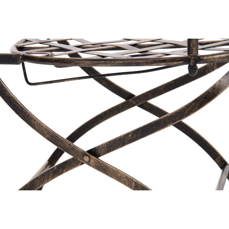 Ensemble de 2 chaises Adara bronze