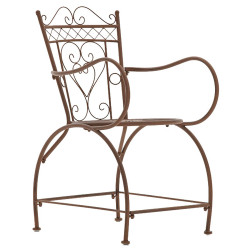 Ensemble de 2 chaises Sheela marron antique