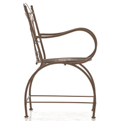Ensemble de 2 chaises Sheela marron antique