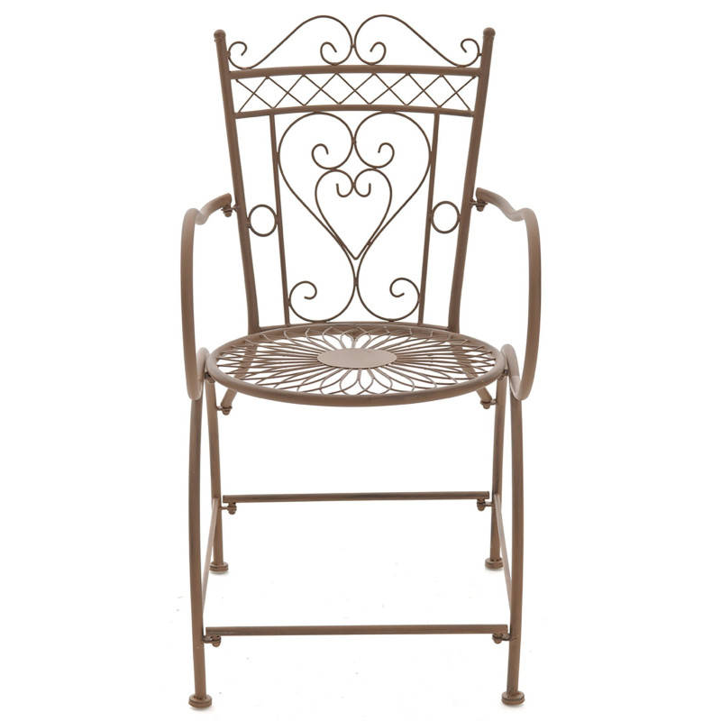 Ensemble de 2 chaises Sheela marron antique