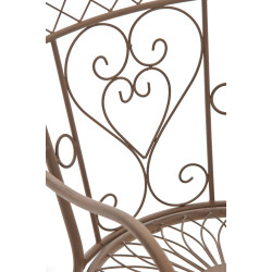 Ensemble de 2 chaises Sheela marron antique