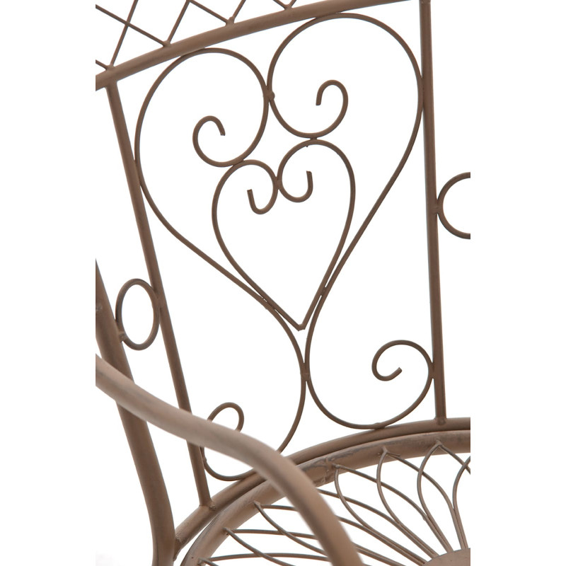 Ensemble de 2 chaises Sheela marron antique