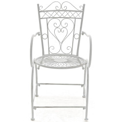 Ensemble de 2 chaises Sheela blanc antique