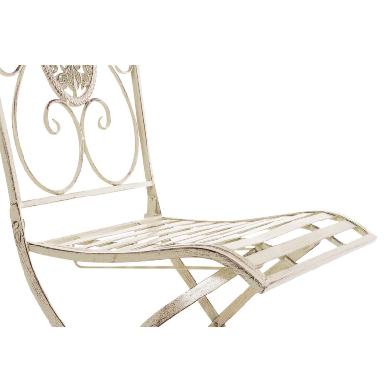 Ensemble de 2 chaises Sibell crème antique