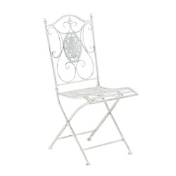 Ensemble de 2 chaises Sibell blanc antique