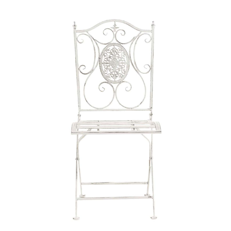 Ensemble de 2 chaises Sibell blanc antique
