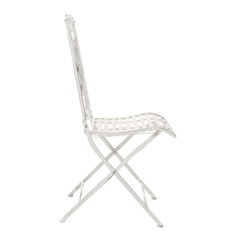 Ensemble de 2 chaises Sibell blanc antique