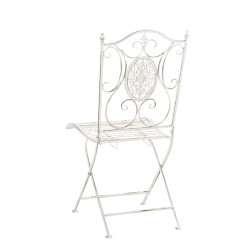 Ensemble de 2 chaises Sibell blanc antique
