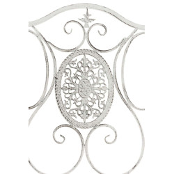 Ensemble de 2 chaises Sibell blanc antique