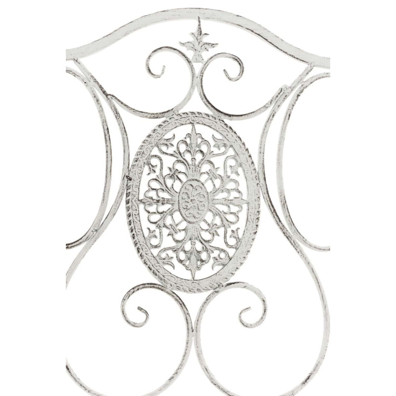 Ensemble de 2 chaises Sibell blanc antique