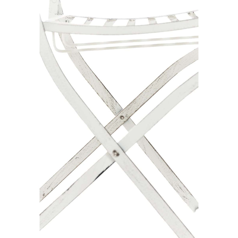 Ensemble de 2 chaises Sibell blanc antique