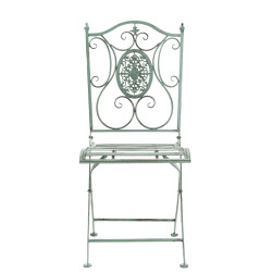 Ensemble de 2 chaises Sibell vert antique