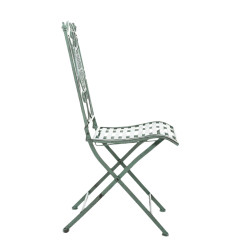 Ensemble de 2 chaises Sibell vert antique