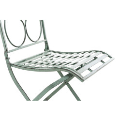 Ensemble de 2 chaises Sibell vert antique