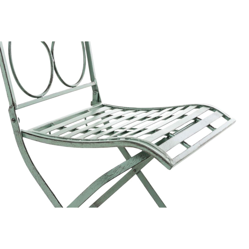 Ensemble de 2 chaises Sibell vert antique