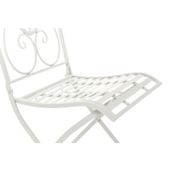 Ensemble de 2 chaises Sibell blanc