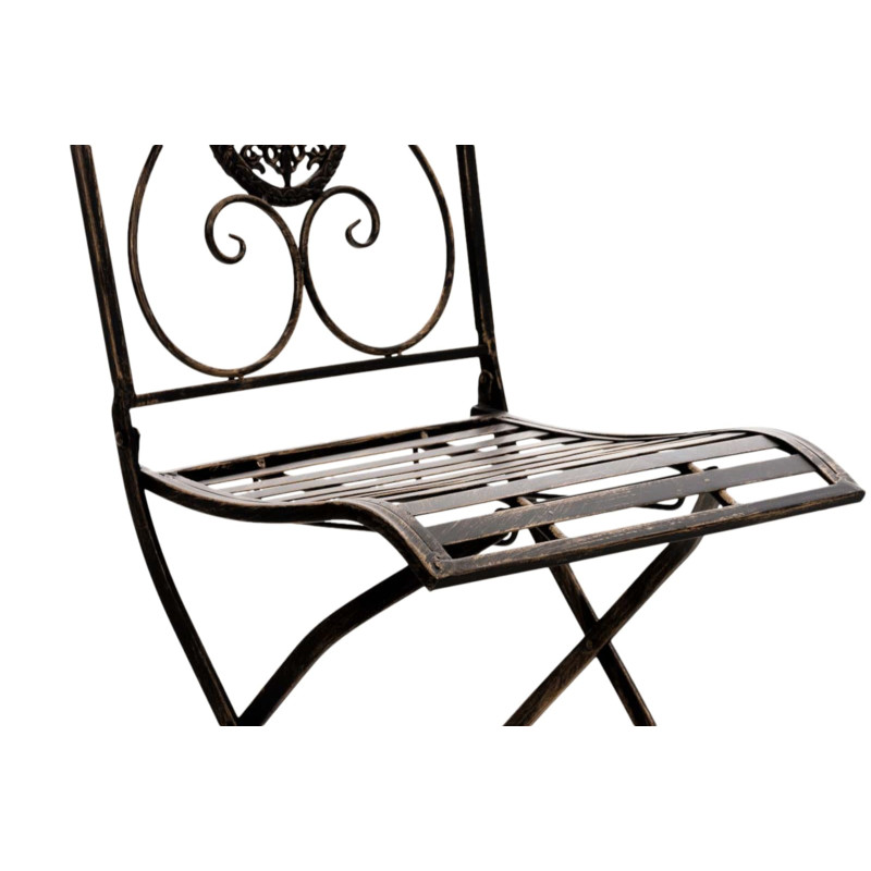 Ensemble de 2 chaises Sibell bronze