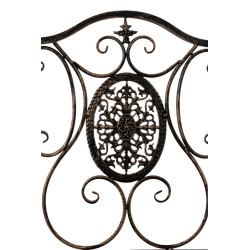 Ensemble de 2 chaises Sibell bronze