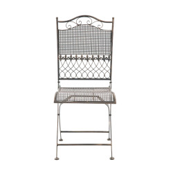 Ensemble de 2 chaises de jardin Kiran bronze
