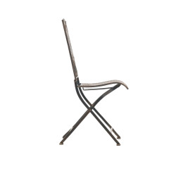 Ensemble de 2 chaises de jardin Kiran bronze